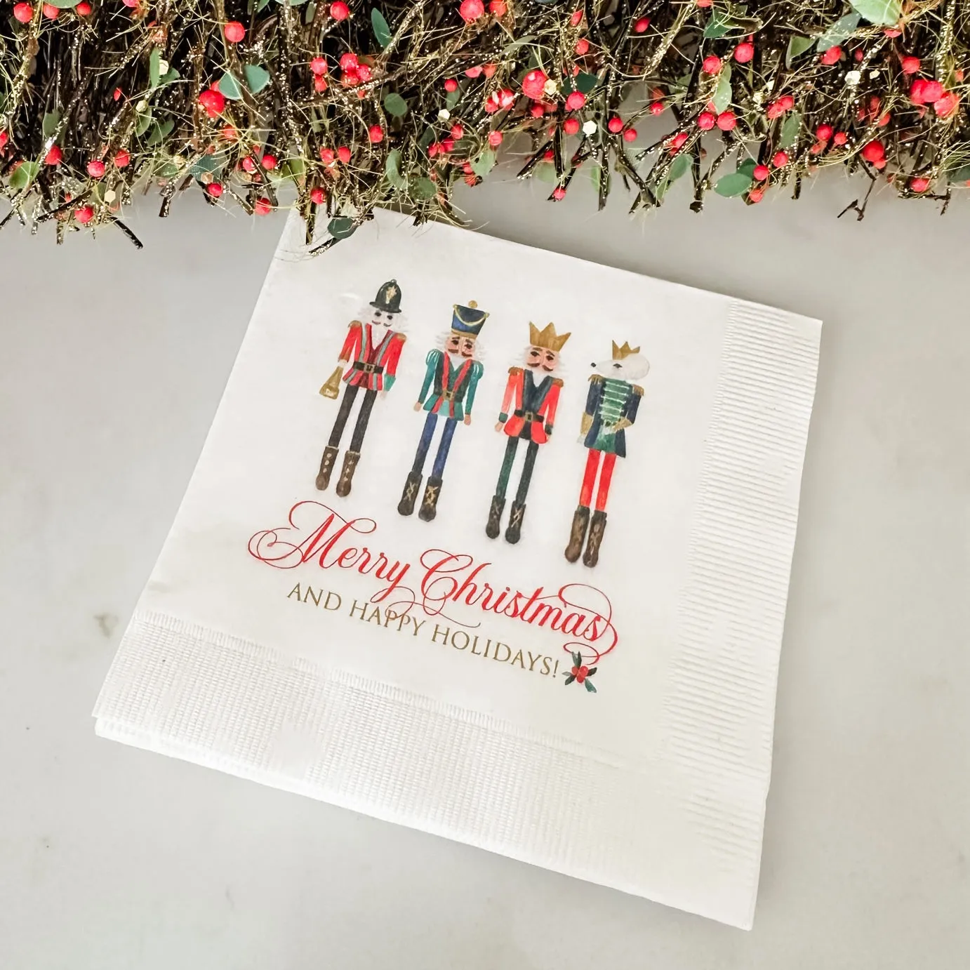 Christmas Nutcracker Full Color 3ply Napkin