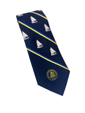 Classic Sailboat Silk Woven Tie