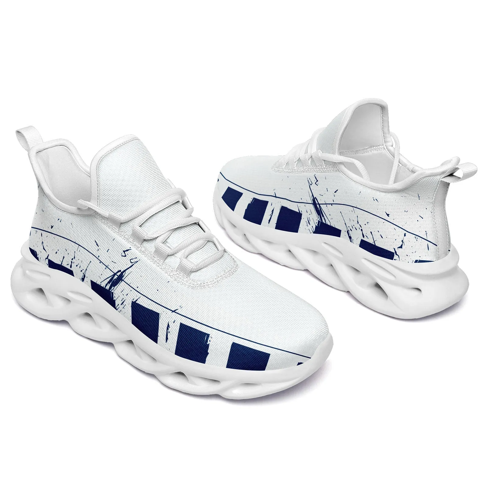 Custom Blue White Indianapolis Maxsoul Shoes Personalized Sneaker FN003-D020260-14 Custom Online