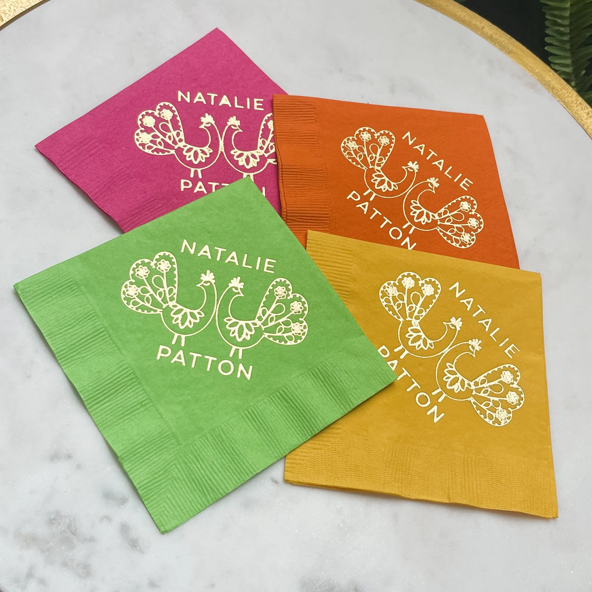 Custom Colorful 3 Ply Event Napkins