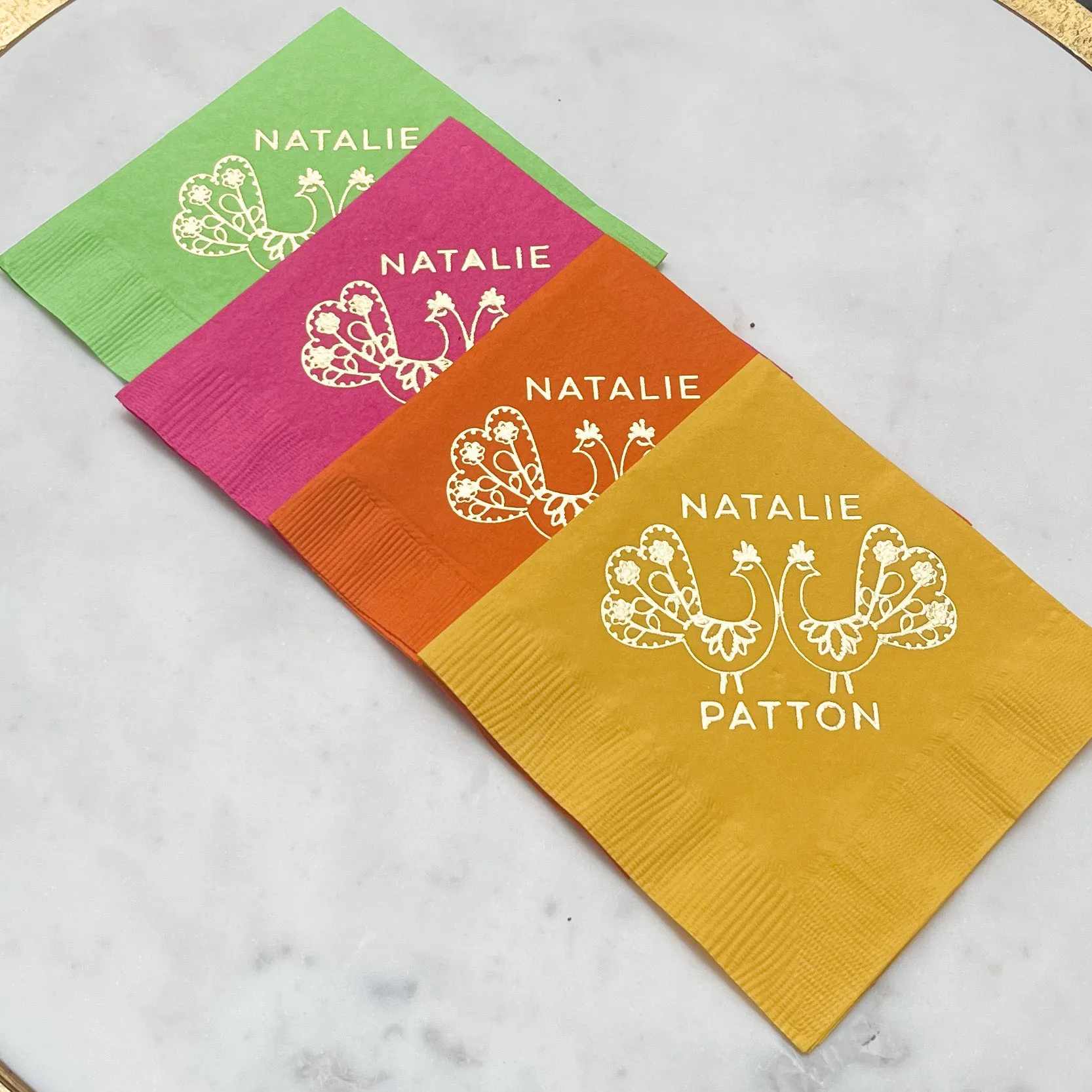 Custom Colorful 3 Ply Event Napkins