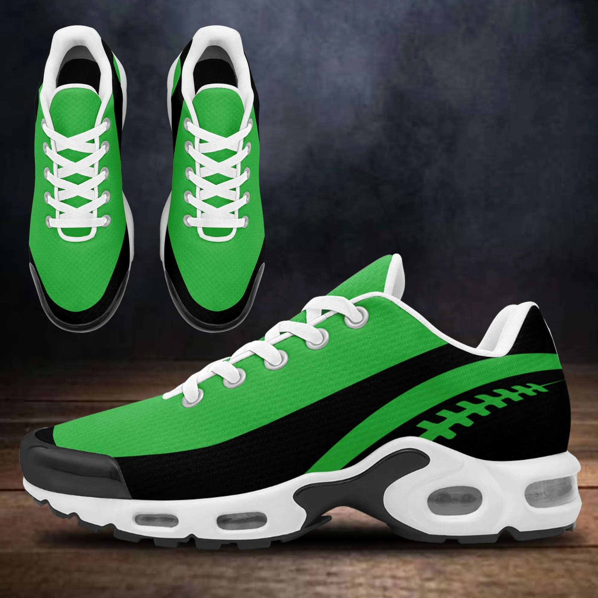 Custom Green Black TN Shoes Personalized Sneakers TN-D020077-1