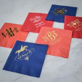 Custom Printed Party Cocktail Napkins