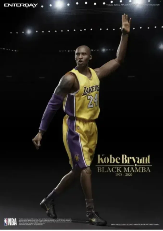 Enterbay Real Masterpieces 1/6 NBA LA Lakers Kobe Bryant Sixth Scale RM-1036