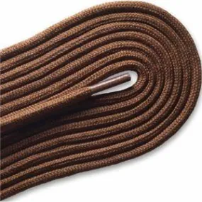 Fashion Casual/Athletic Round 3/16" Laces - Light Brown (2 Pair Pack) Shoelaces