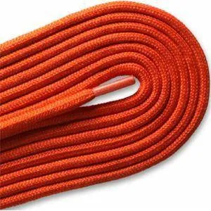 Fashion Casual/Athletic Round 3/16" Laces - Orange (2 Pair Pack) Shoelaces