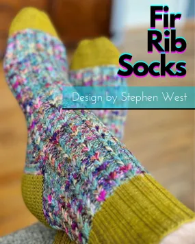 Fir Rib Socks (yarn set)