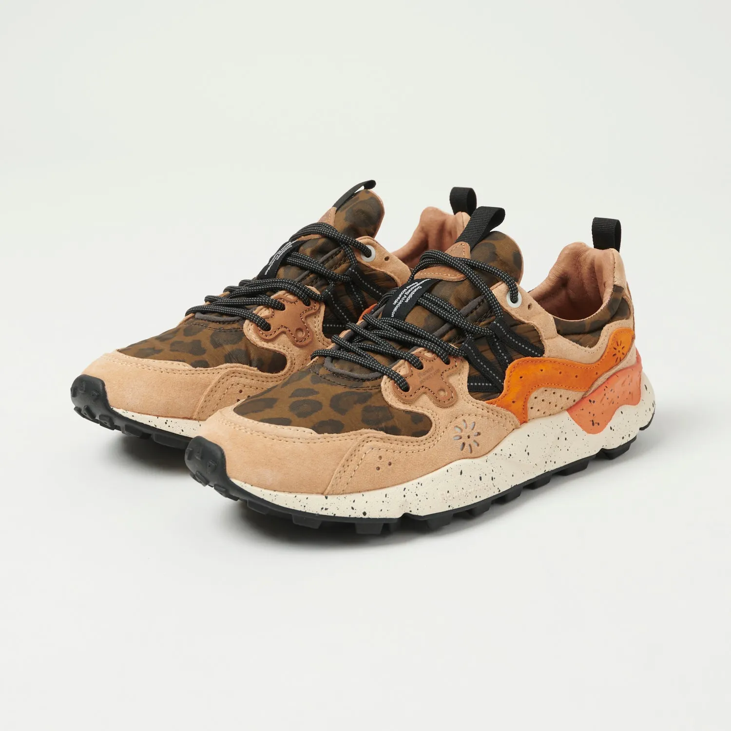 Flower Mountain Yamano 3 Suede/Nylon/Animal- Beige/Brown