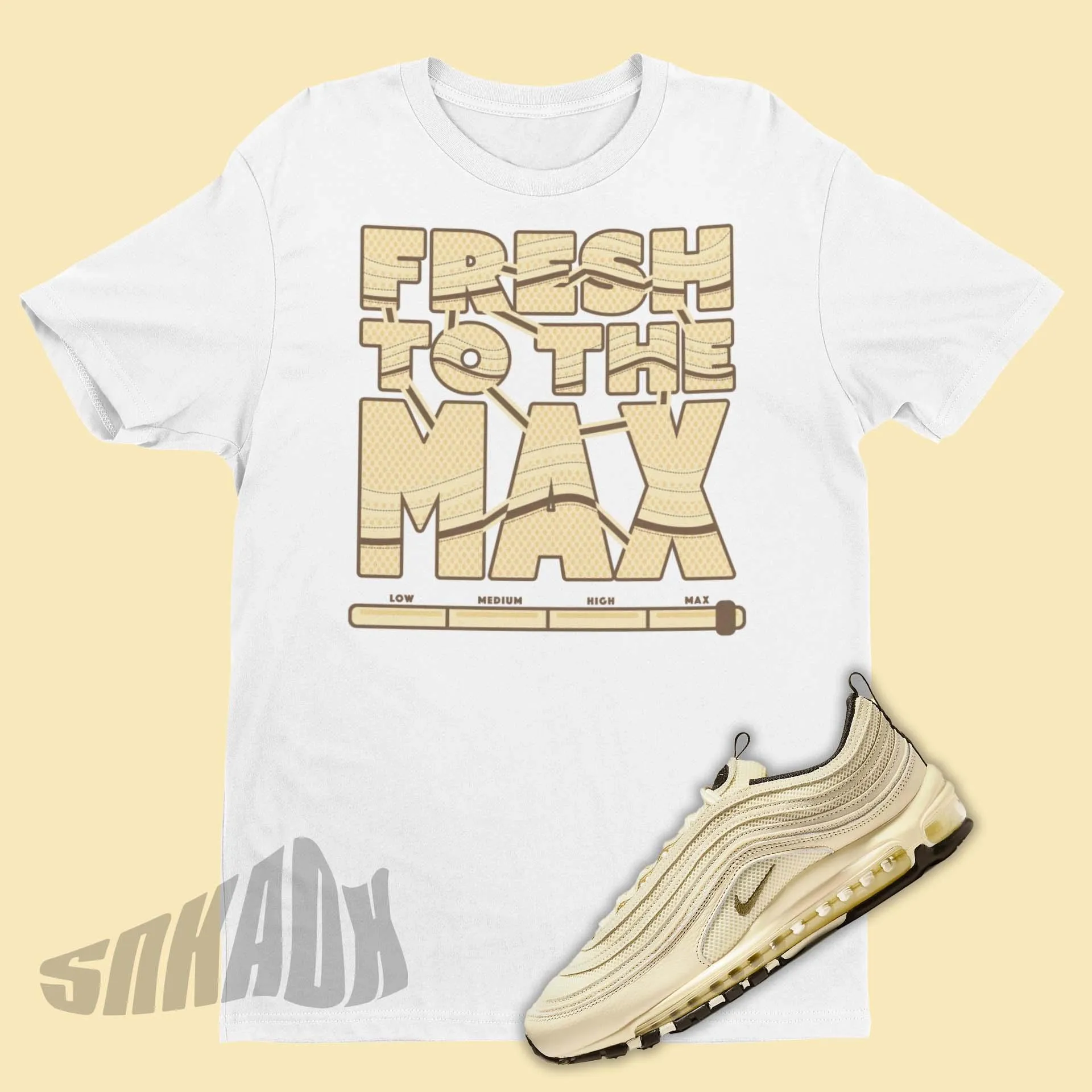 Fresh To The Max Shirt To Match Nike Air Max 97 Coconut Milk