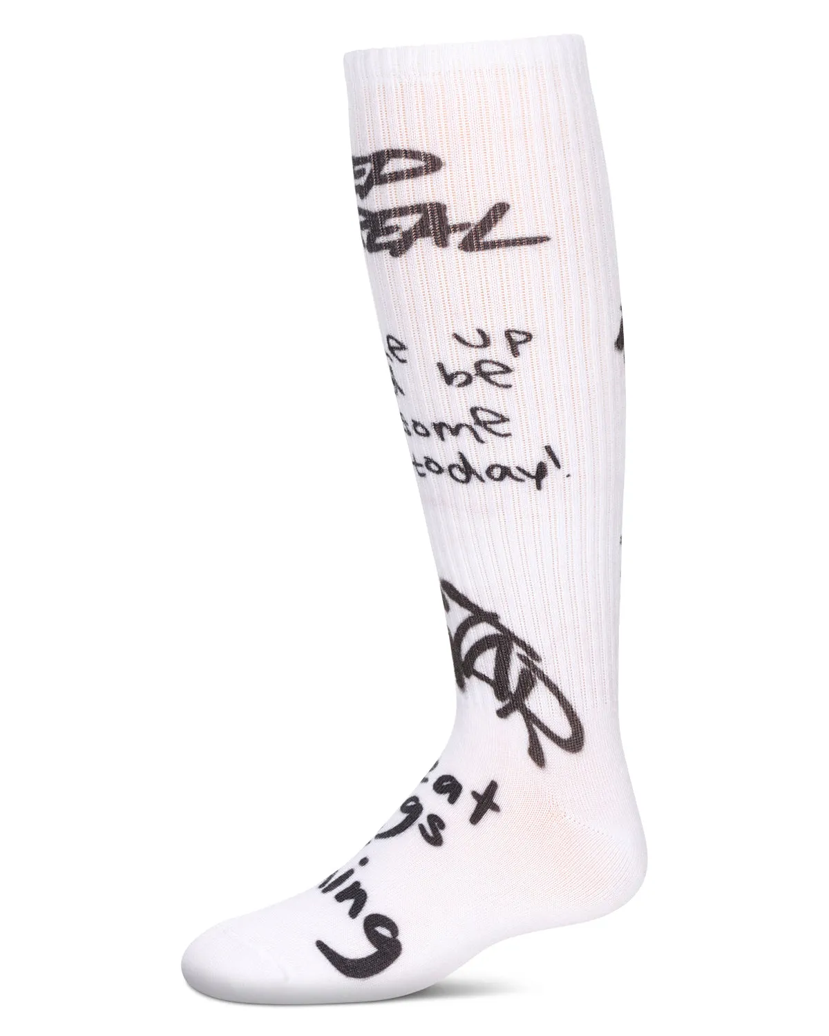 Girls' Graffiti Knee High Socks