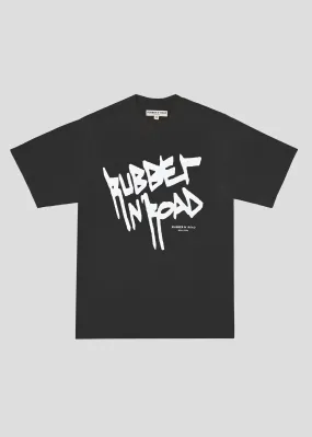 Graffiti Logo T-Shirt - Faded Black