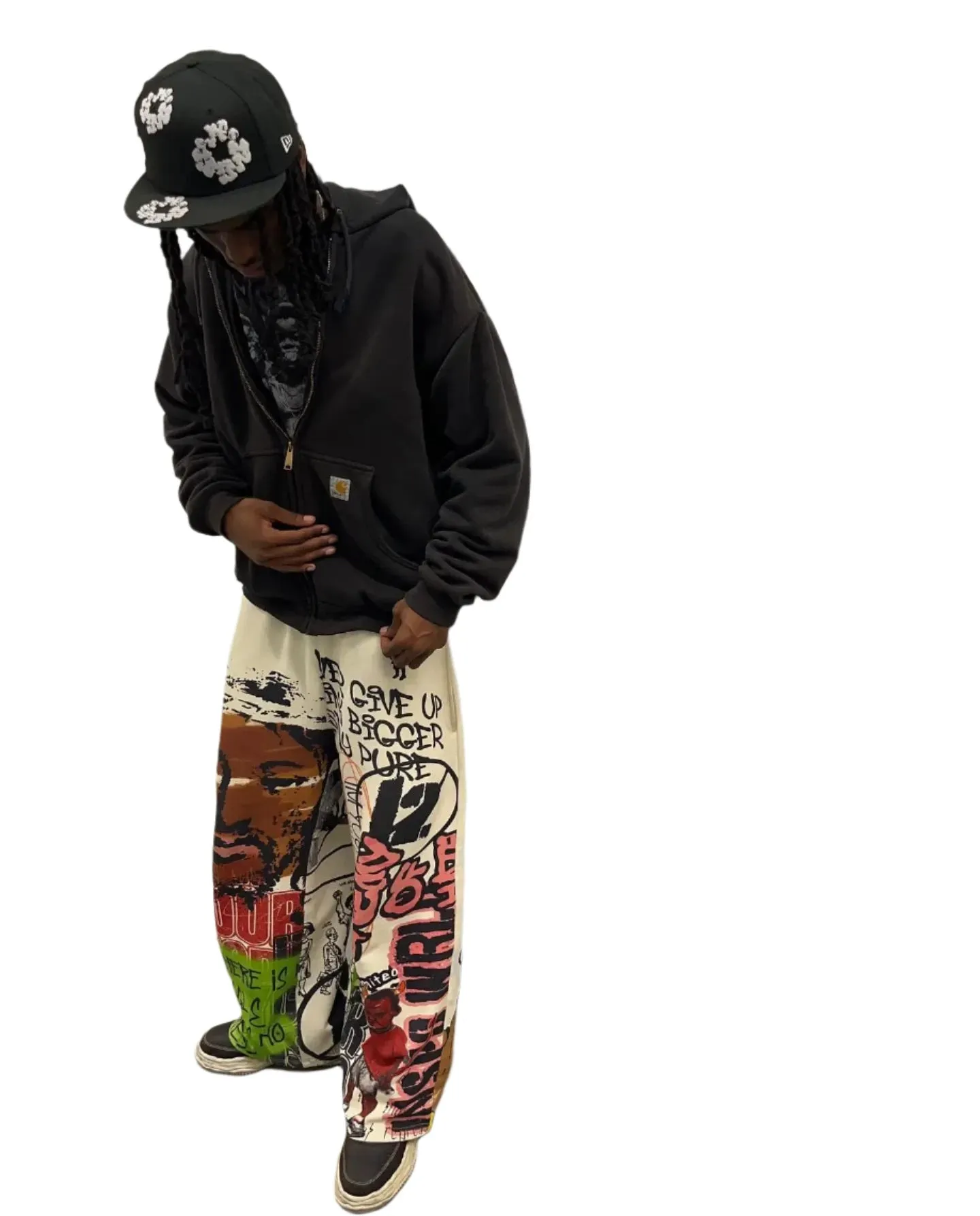 Graffiti Print Sweatpants