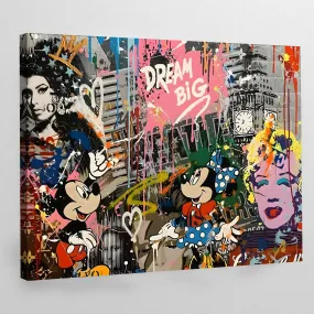 Graffiti Street Art Canvas