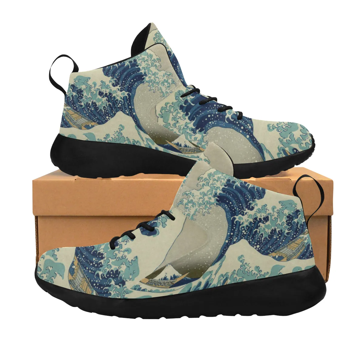 Hokusai Great Wave Equil Sneakers - Mens