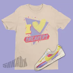 I Love Sneakers Shirt To Match Union LA Nike Cortez Lemon Frost