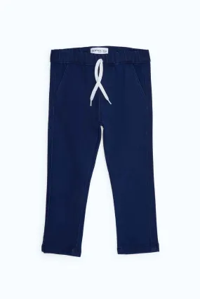 Infant Boys Navy Jogger Jean