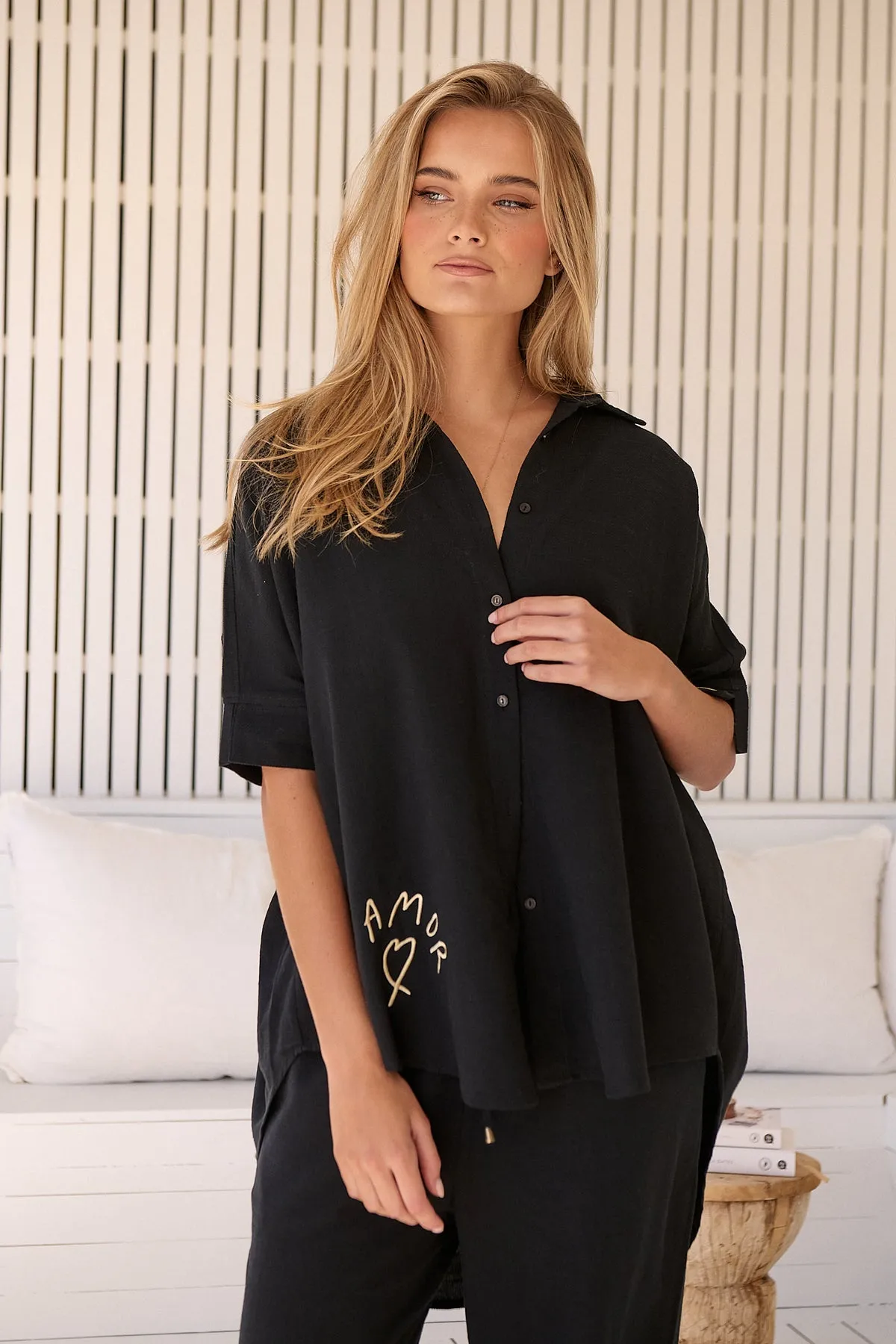 Jaase River Shirt Blouse - Love Is All Around Collection