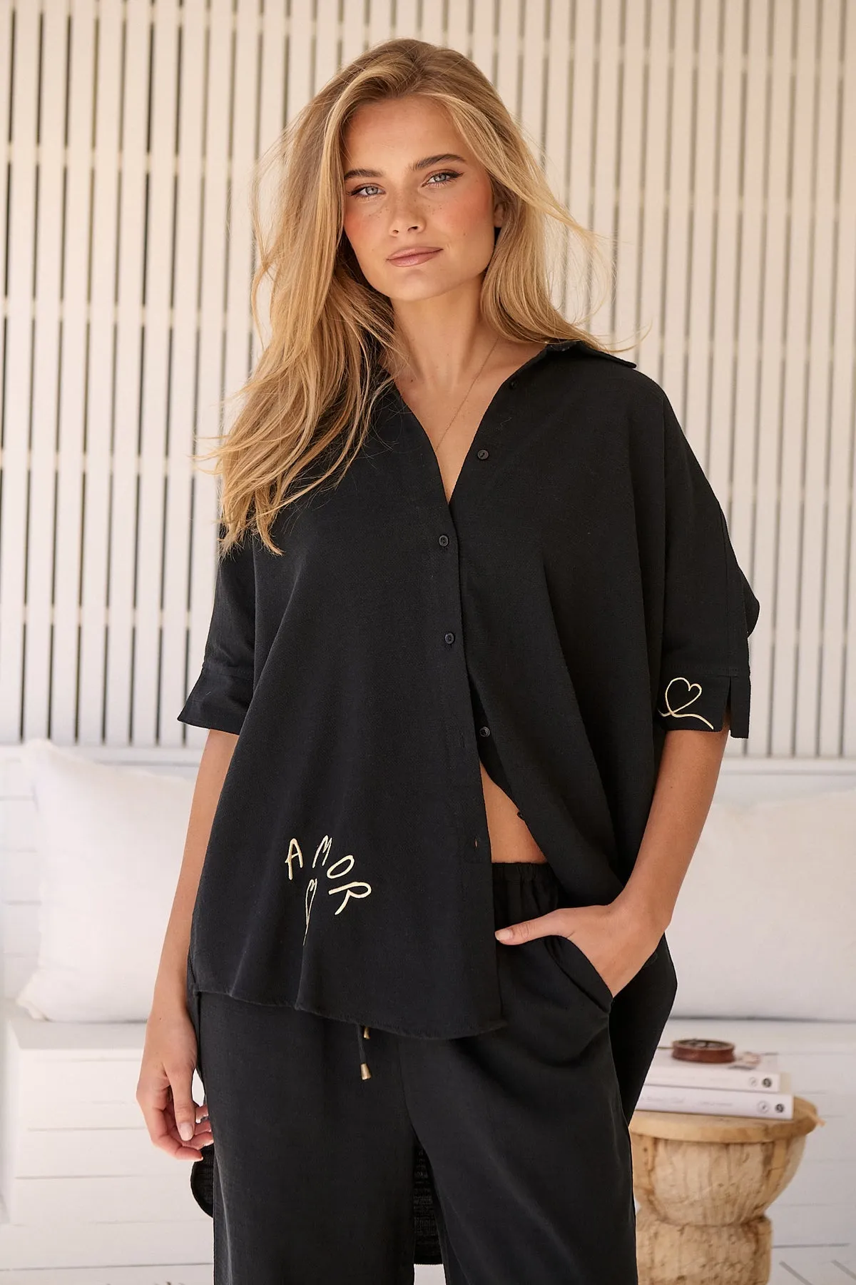 Jaase River Shirt Blouse - Love Is All Around Collection