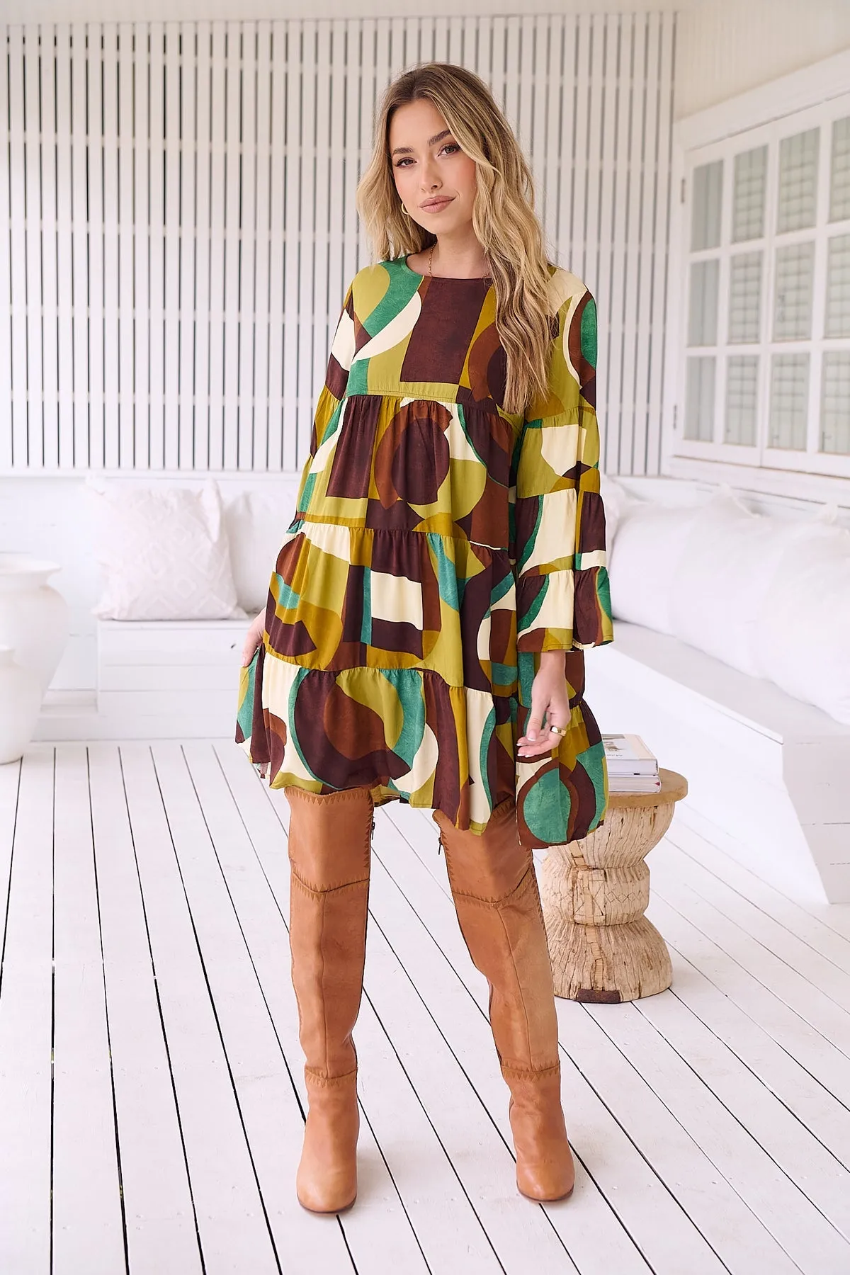 Jaase Sander Mini Dress Tunic - Bardot Collection