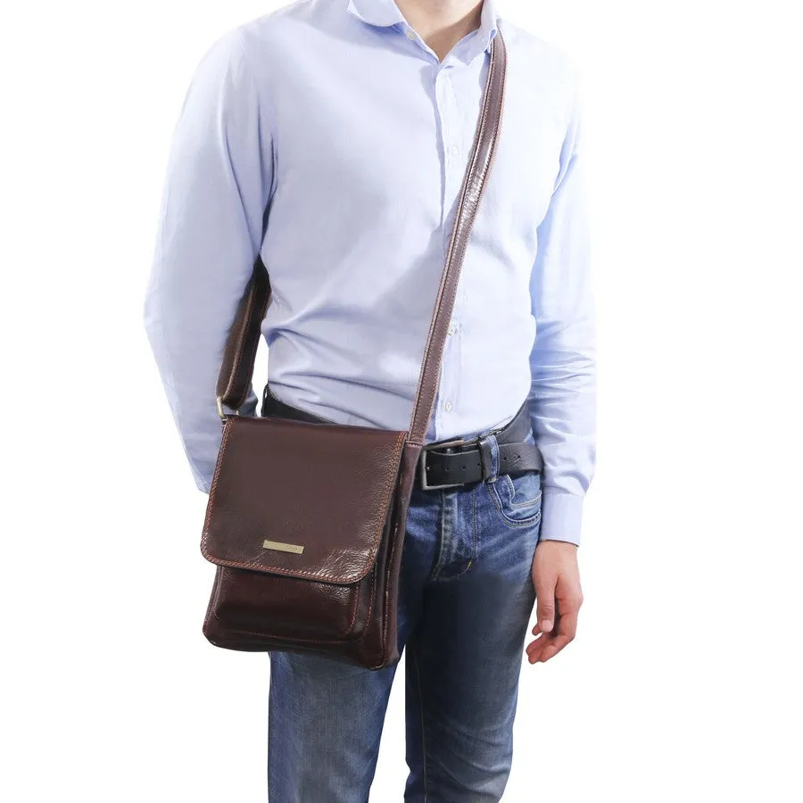 Jimmy Mens Crossbody Bag Leather Bag