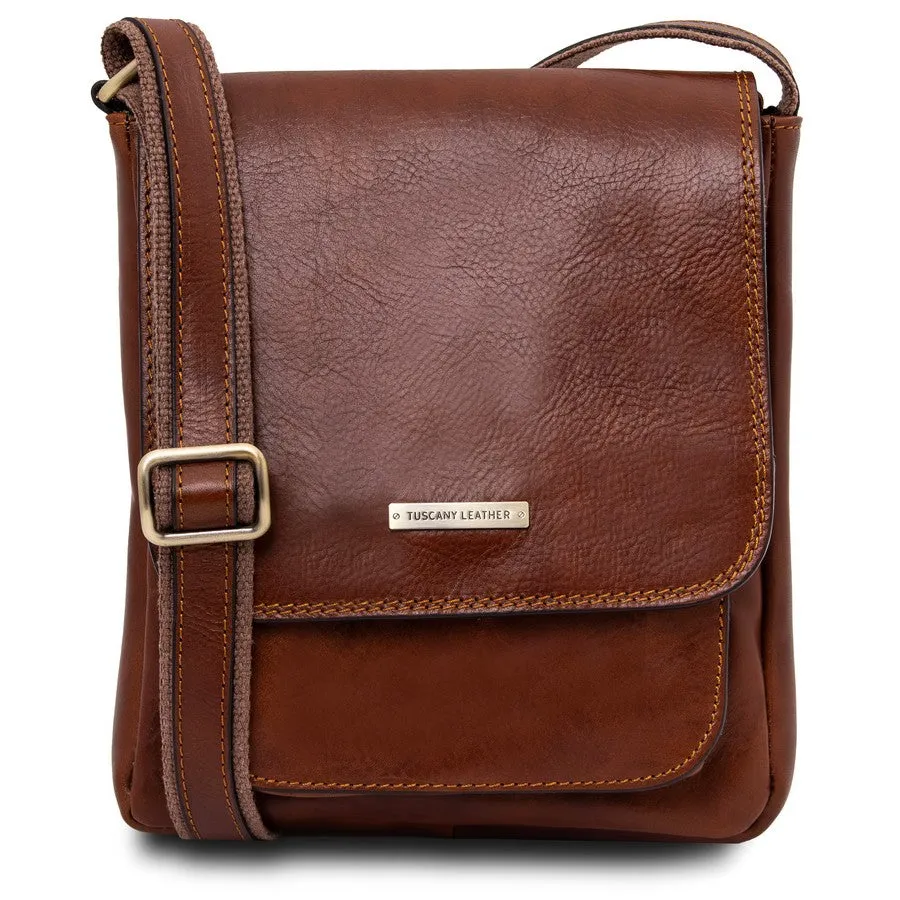 Jimmy Mens Crossbody Bag Leather Bag