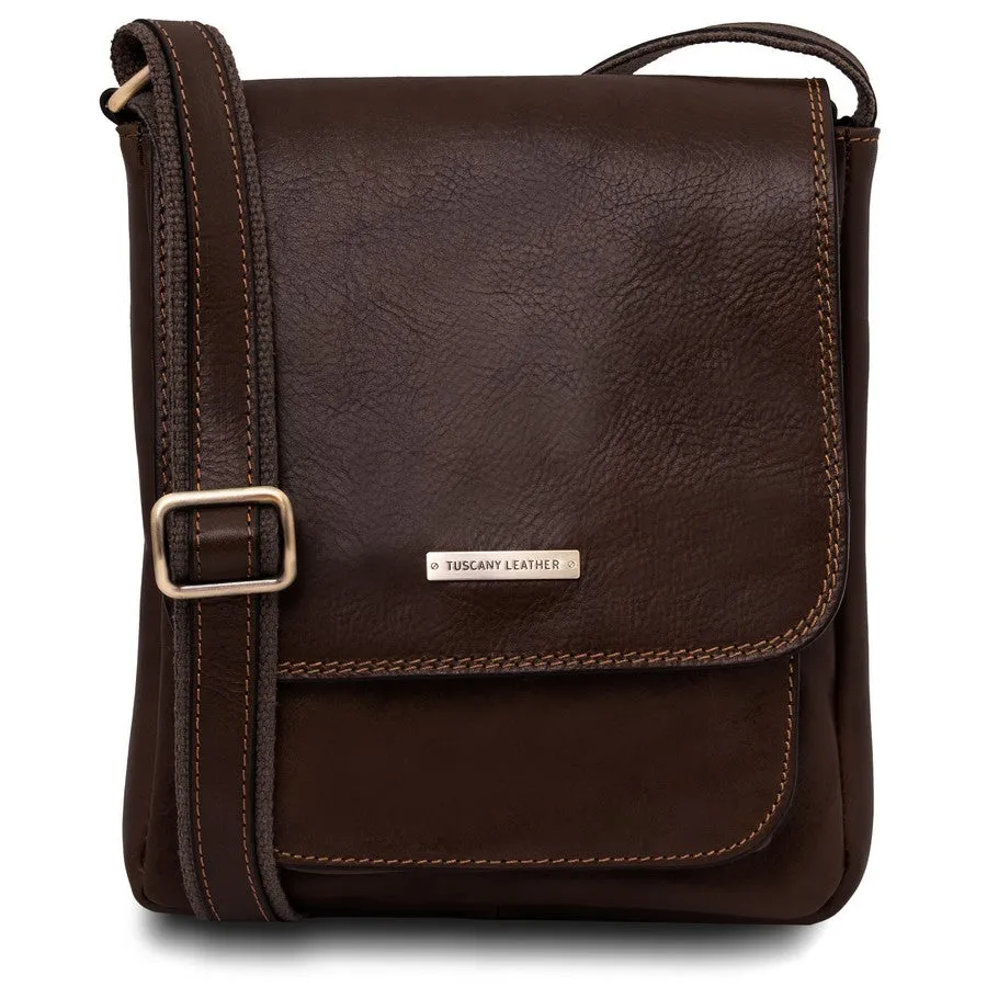 Jimmy Mens Crossbody Bag Leather Bag