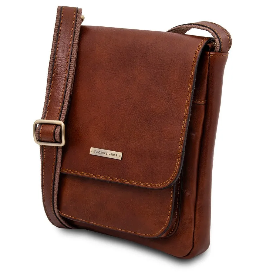 Jimmy Mens Crossbody Bag Leather Bag