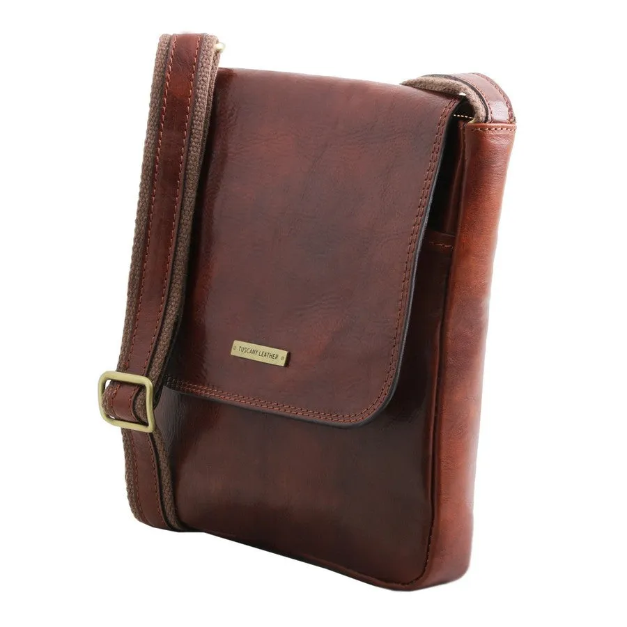 John Leather Crossbody Bag Mens