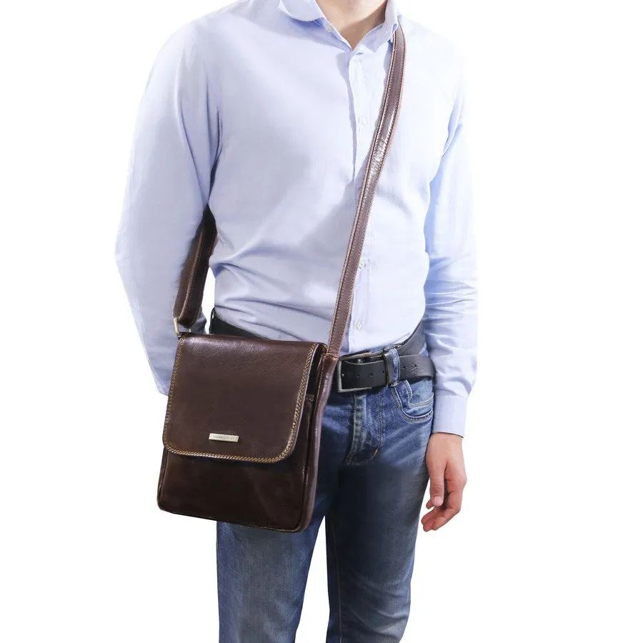 John Leather Crossbody Bag Mens