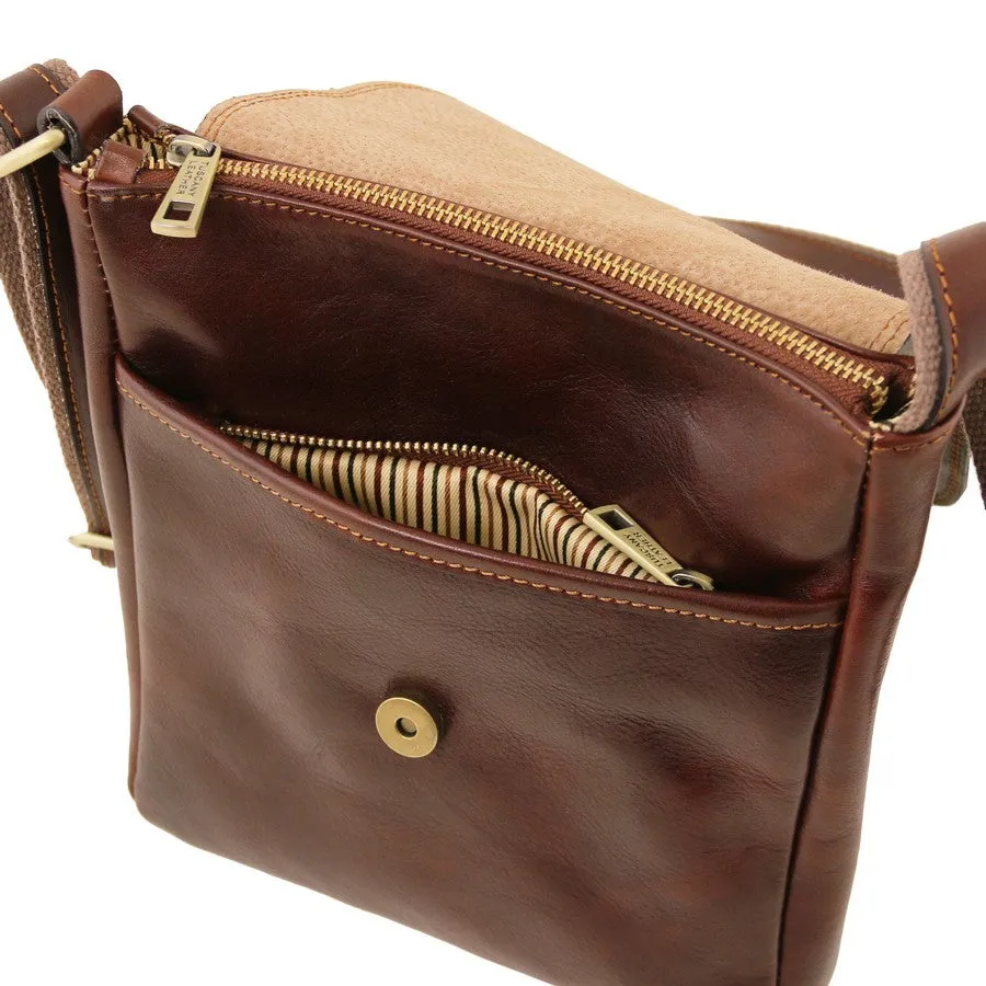 John Leather Crossbody Bag Mens