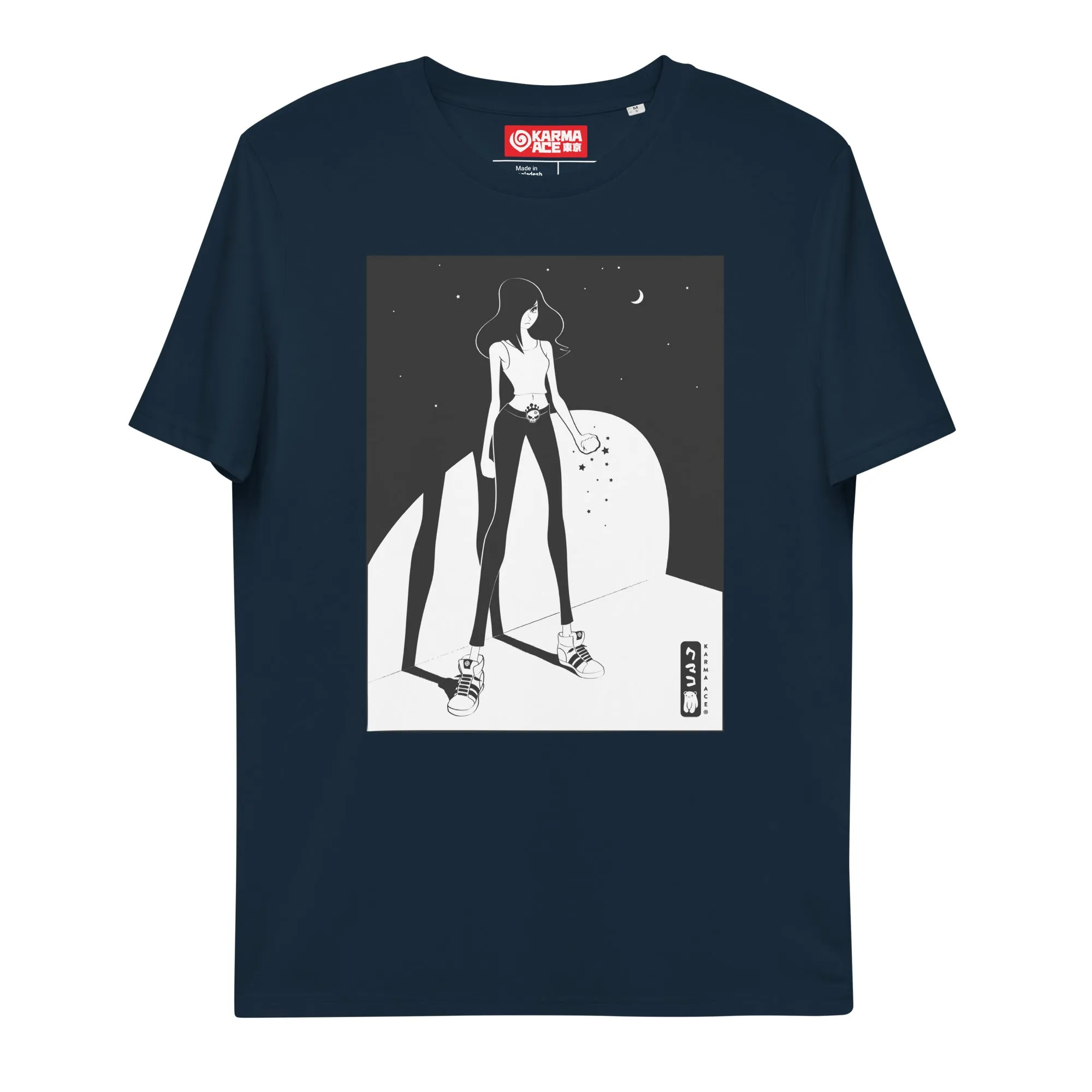 Karma Ace: "Starfighter" by Kumako - Unisex organic cotton t-shirt