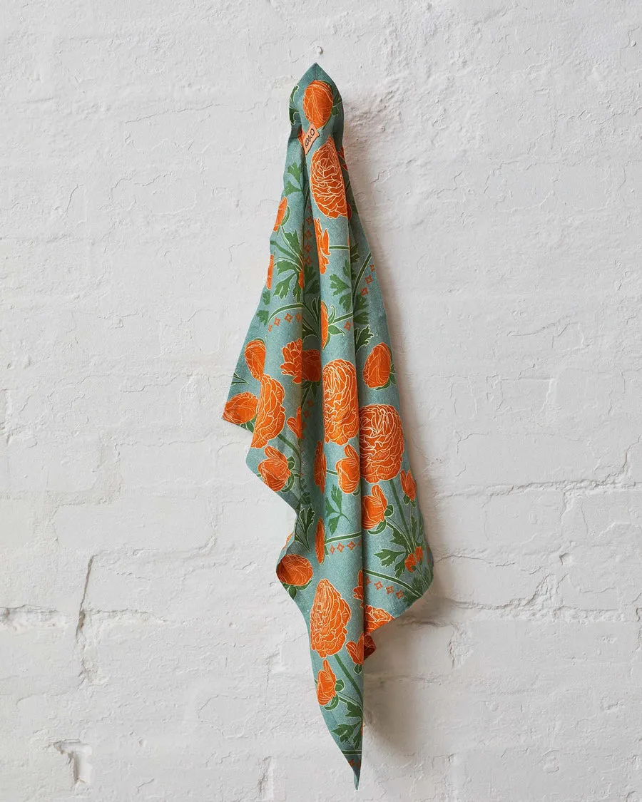 KIP & CO Linen Tea Towel PERFECT POSIE