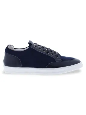 Kobi sneakers in English Laundry suede and leather, navy