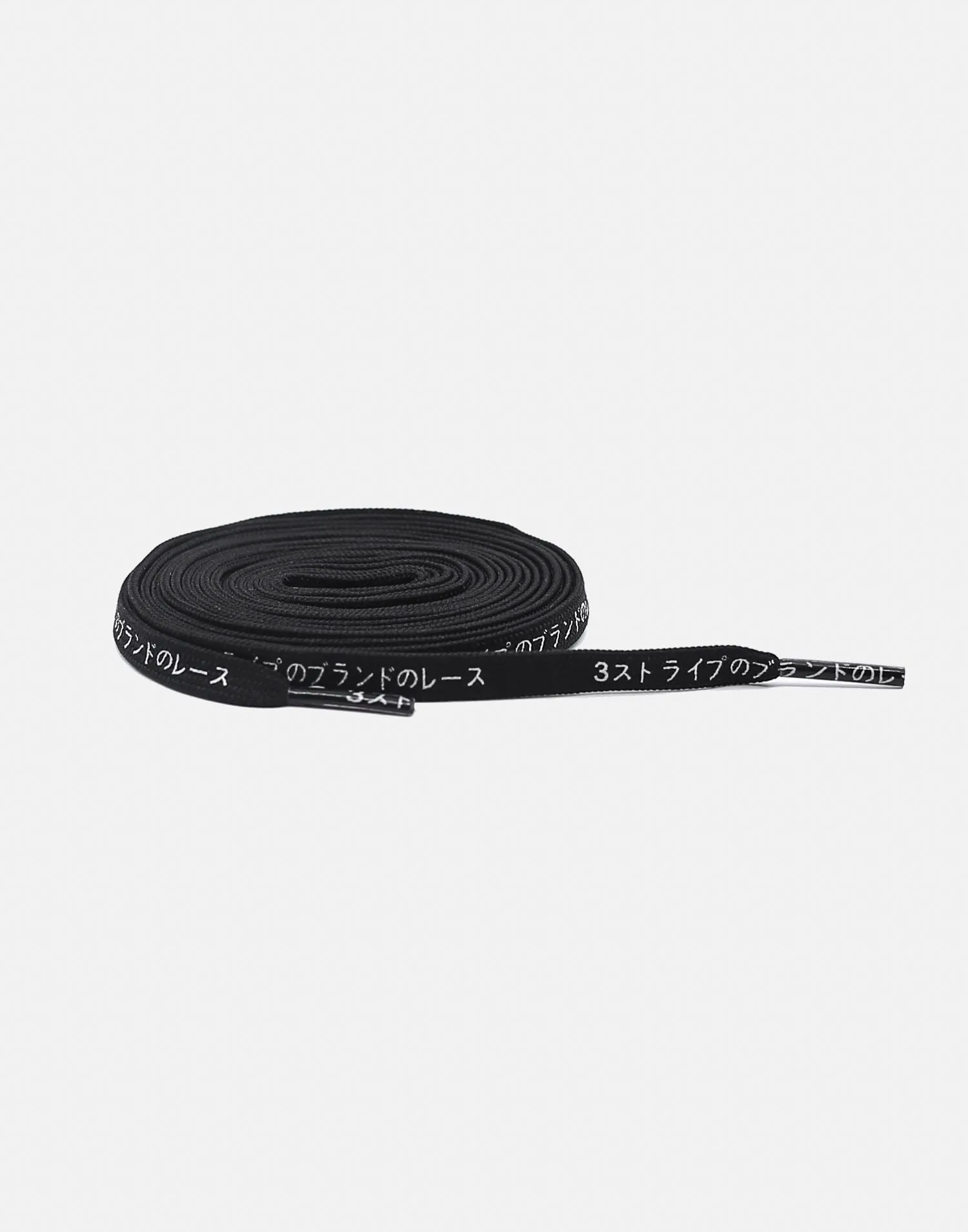 Lacespace Japanese Katakana Laces Black