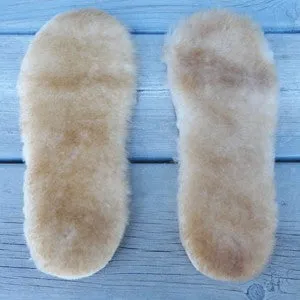 Ladies Sheepskin Slipper Insoles