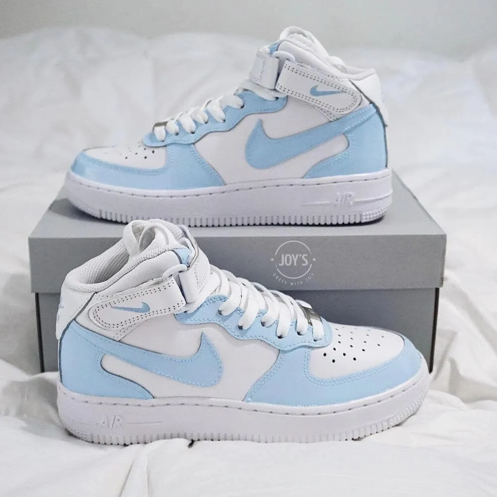 Light Baby Blue Custom Air Force 1