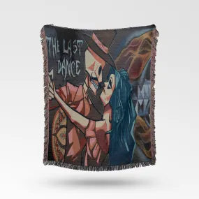 Luxurious Cotton Woven Tapestry Throw Blanket | Gothic | The Last Dance