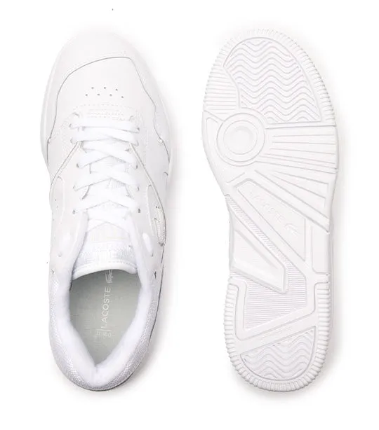 Men's Lineshot Premium Leather Trainers White/White