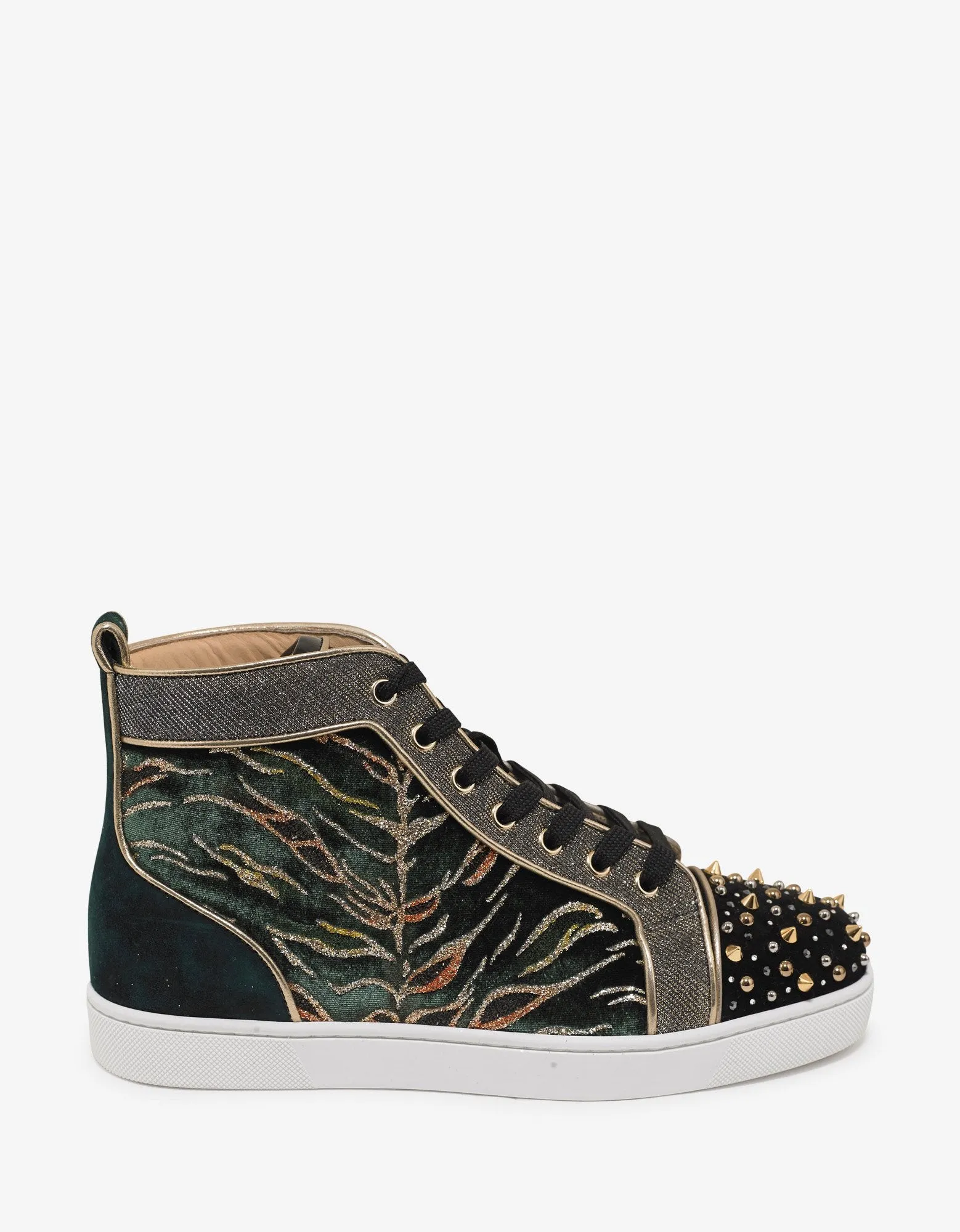 Milkylou Bengal Velvet High Top Trainers