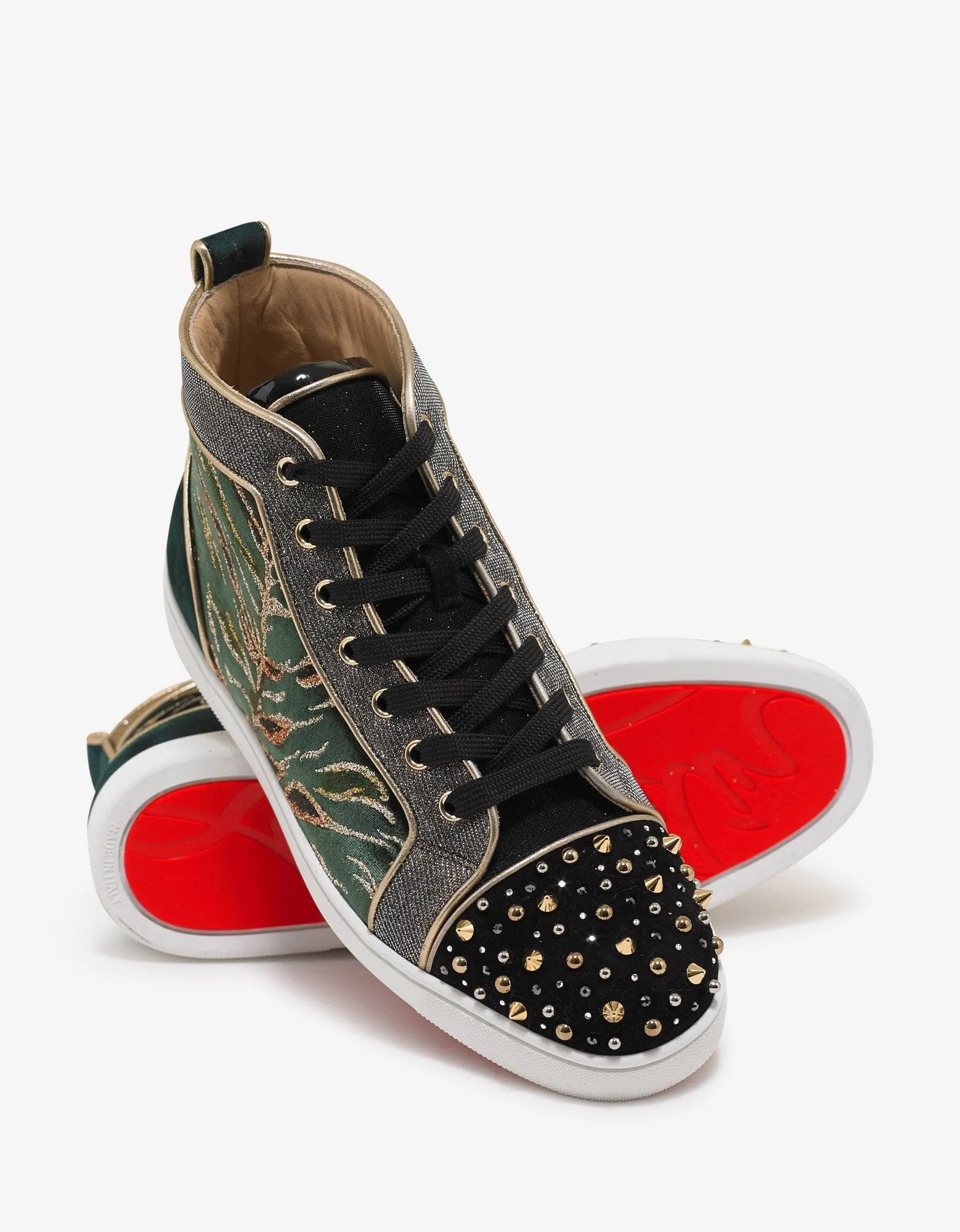 Milkylou Bengal Velvet High Top Trainers