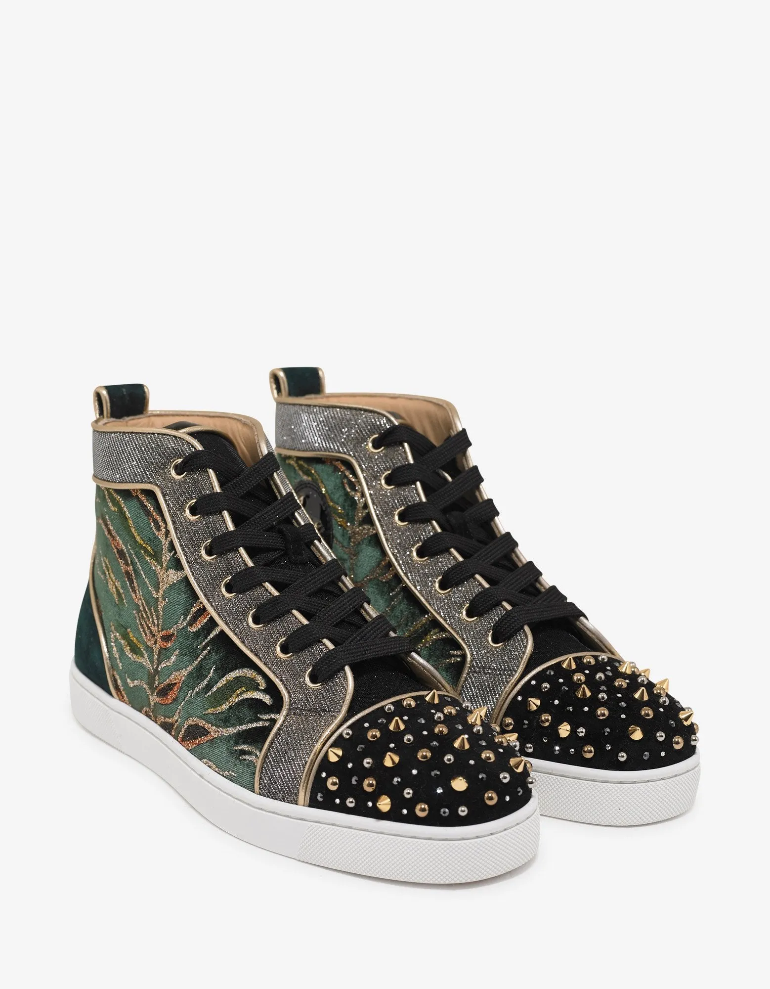 Milkylou Bengal Velvet High Top Trainers