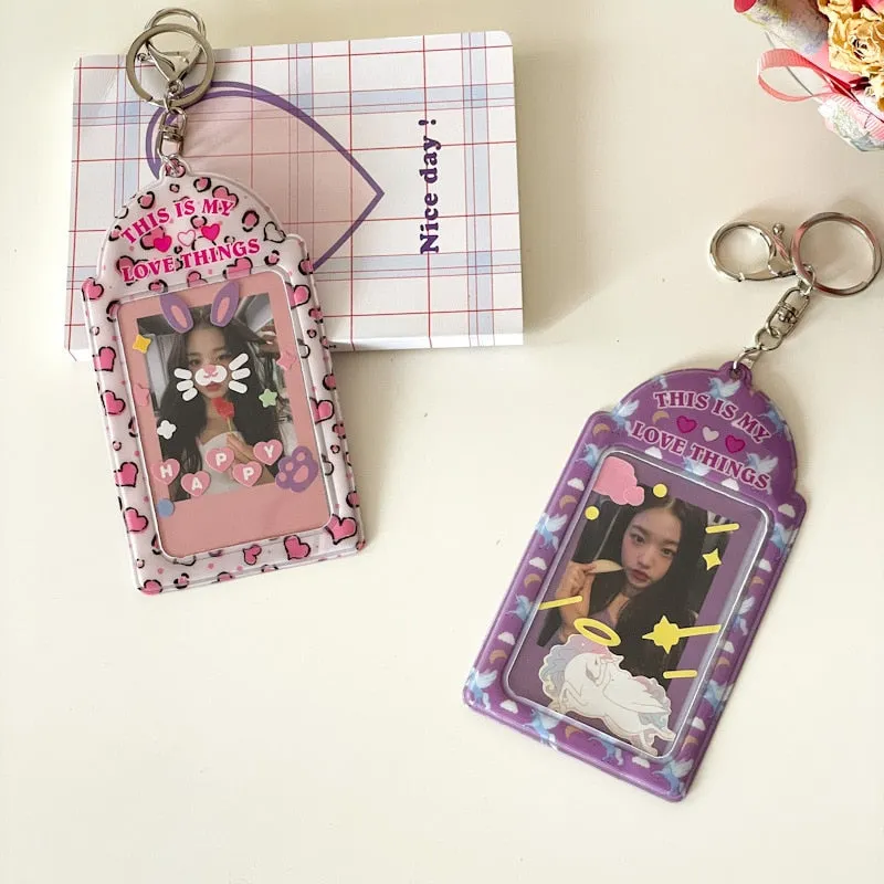 Mini Polaroid Holder Keychain