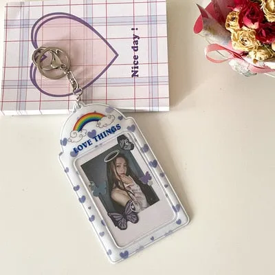 Mini Polaroid Holder Keychain