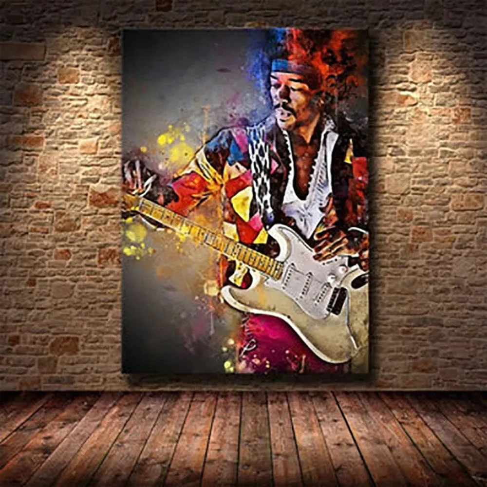 Music Legends Graffiti Watercolour Canvas Prints Famous Hip Hop Rock Pop Rap Wall Art