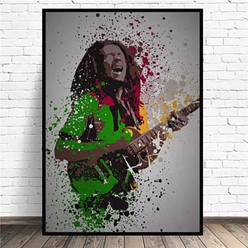 Music Legends Graffiti Watercolour Canvas Prints Famous Hip Hop Rock Pop Rap Wall Art