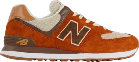 New Balance 574 'Canyon Dark Brown' Sneakers, Orange