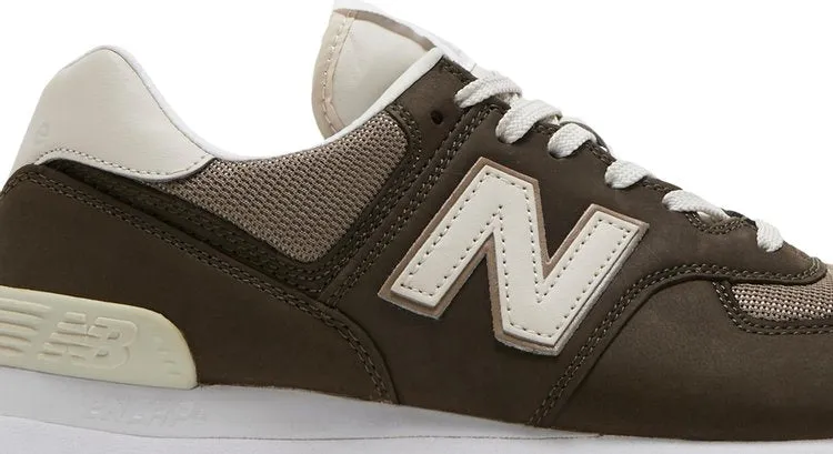 New Balance 574 sneakers, dark brown/cream