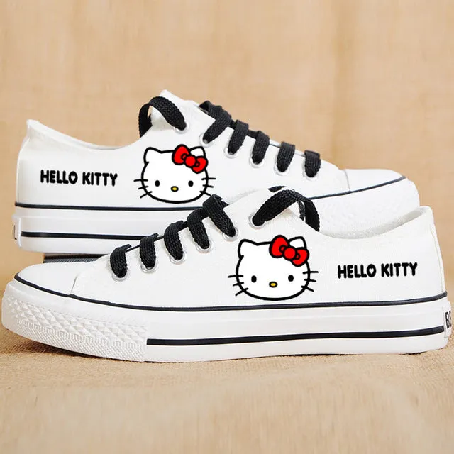 New Hello Kitty  Casual Shoes Youth Student Shoes Travel Shoes