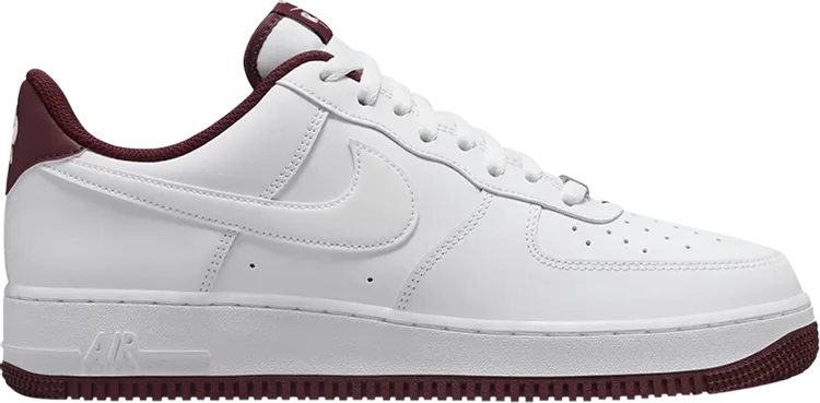 Nike Air Force 1 '07 'White Dark Beetroot', White