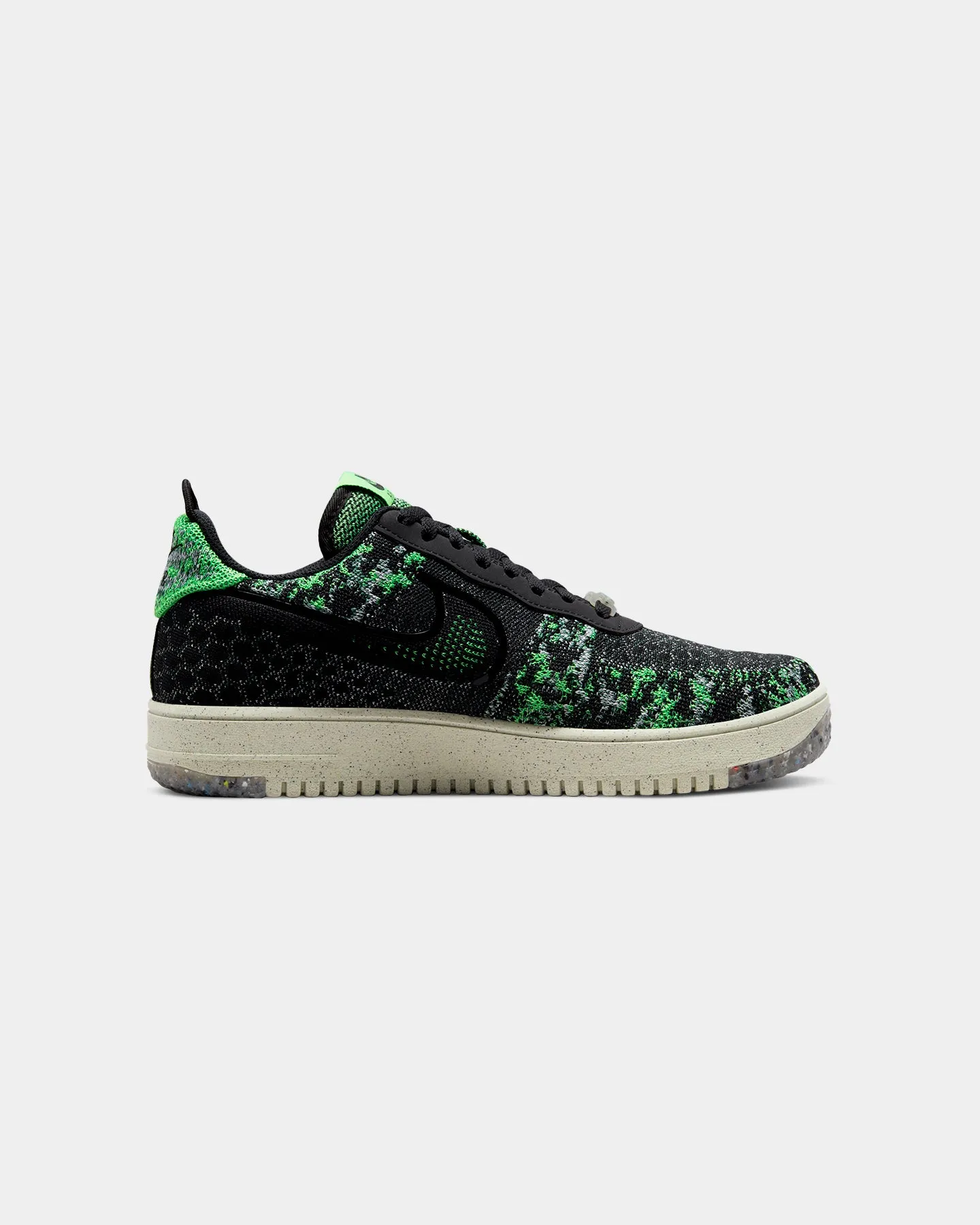 Nike Air Force 1 Crater Flyknit Next Nature Black/Volt